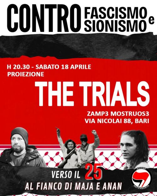 Proiezione "The Trials" 