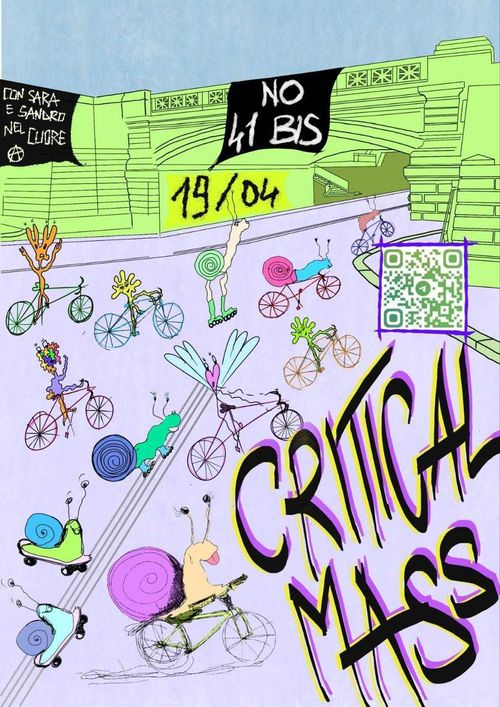 Critical Mass: ciclofficina + partenza  - Verso il 25 Aprile