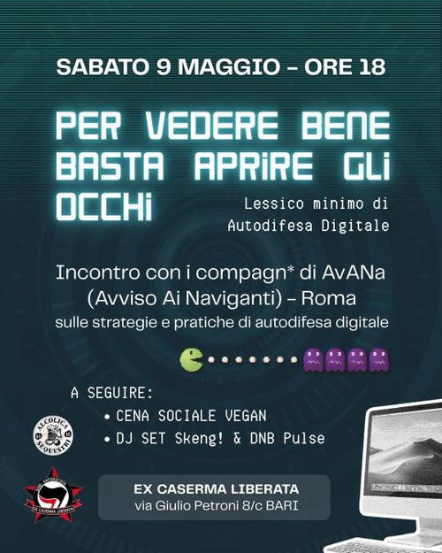 PER VEDERE BENE BASTA APRIRE GLI OCCHI - Lessico minimo di autodifesa digitale